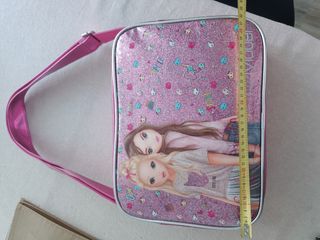 Bolso TopModel niña rosa metálico 