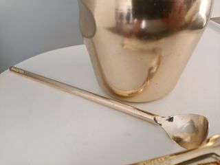 Cubitera CINZANO dorada con accesorios 