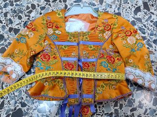 Traje Fallera niña naranja