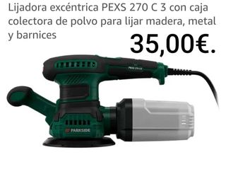 Lijadora excéntrica Parkside PEXS 270 C3