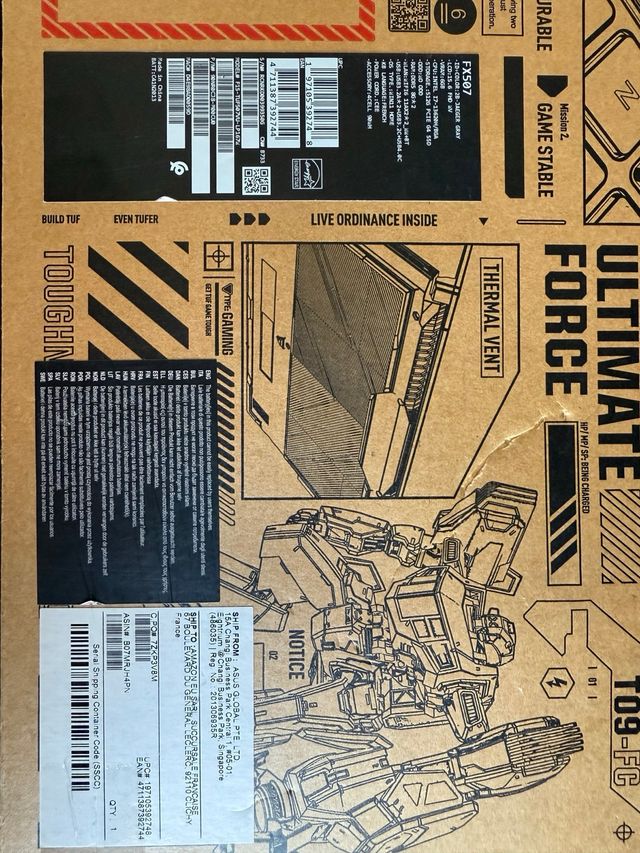 Portátil ASUS TUF Gaming F15