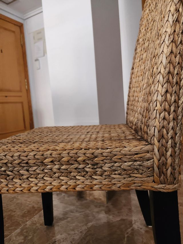 4 Sillas fibra coco - Buen estado