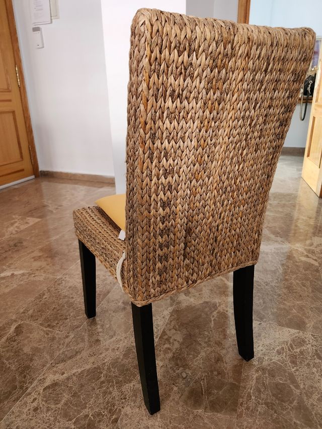 4 Sillas fibra coco - Buen estado