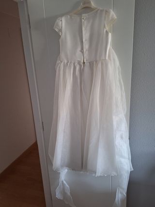 Vestido comunión niña Oriol blanco
