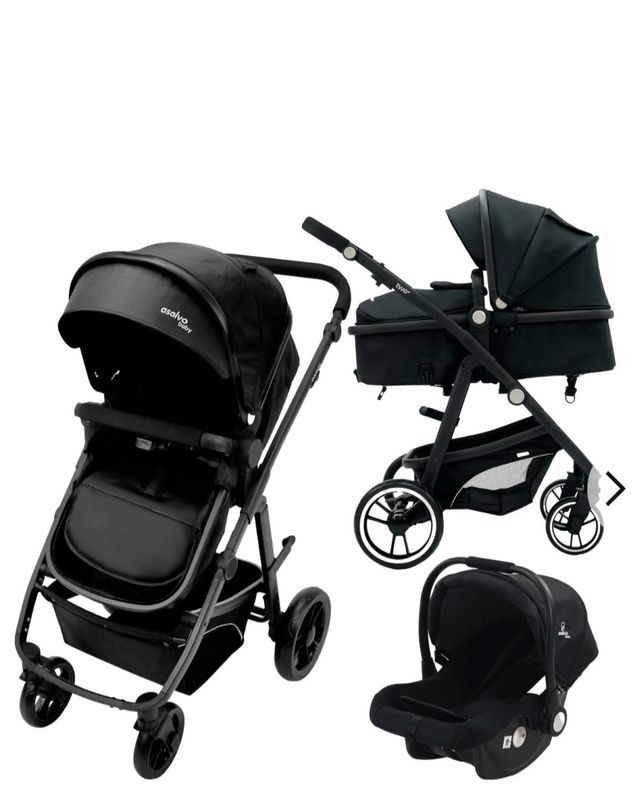 Carrito de Bebé 3 Piezas Asalvo Convertible Two