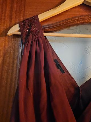 Vestido marrón Kiabi fiesta