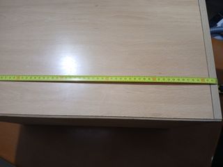 Zapatero madera beige - 2 niveles