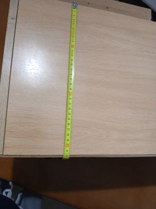 Zapatero madera beige - 2 niveles