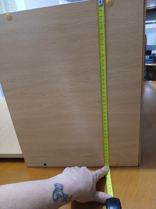 Zapatero madera beige - 2 niveles