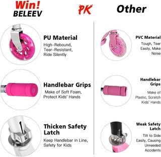 Patinete Infantil BELEEV V1 2 Ruedas