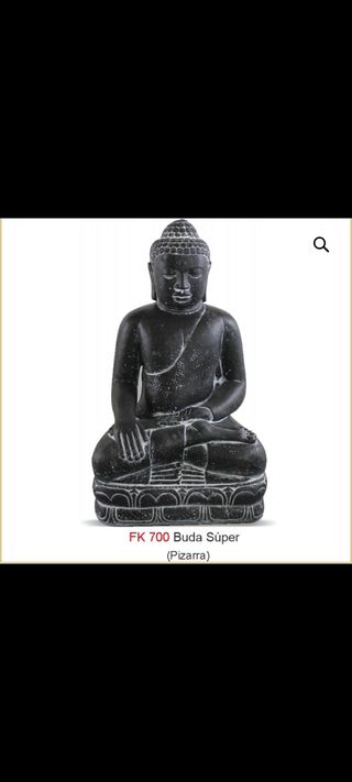 Buda Súper - Estatua de piedra grande cemento zen