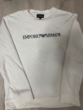 Sudadera Emporio Armani blanca - Talla M