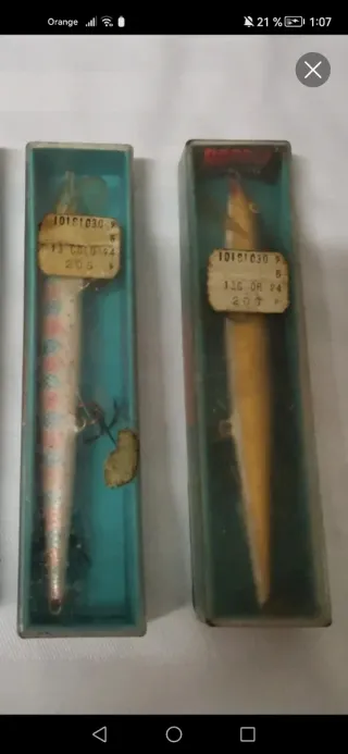 Señuelos Pesca Rapala vintage