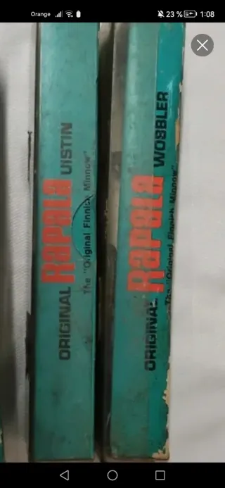 Señuelos Pesca Rapala vintage