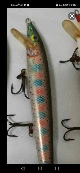 Señuelos Pesca Rapala vintage