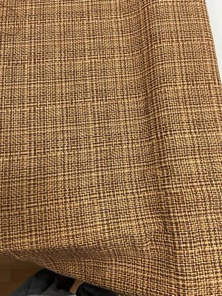 Tessuto Cotone Beige&Marrone H140