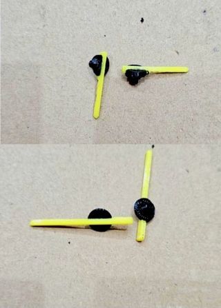Coppia Lancette Vespa Hp V - Contachilometri Benzi