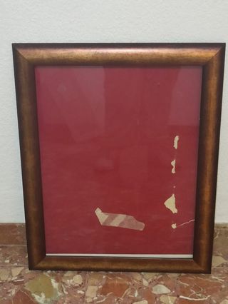 Marco madera color cobre