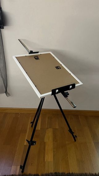 Caballete Plegable de Acero Cromado