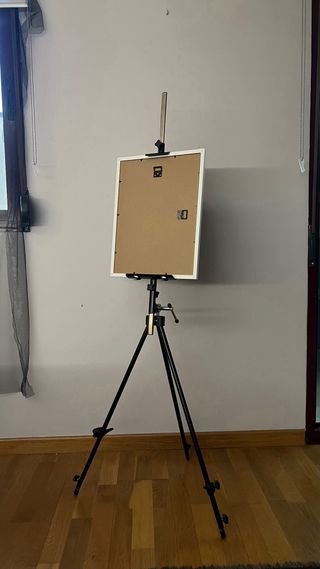 Caballete Plegable de Acero Cromado