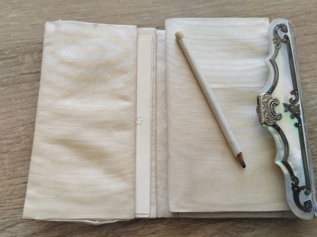 Carnet de baile de 1900