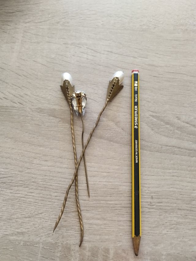 Horquillas de sombrero antiguas