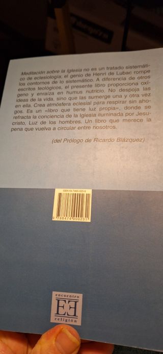 Meditación sobre la Iglesia - Henri de Lubac