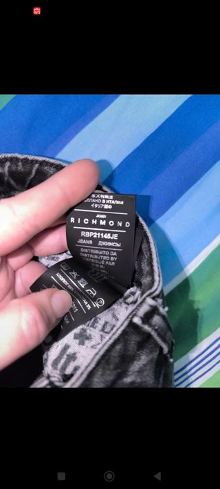 Jeans John Richmond neri taglia 16 anni