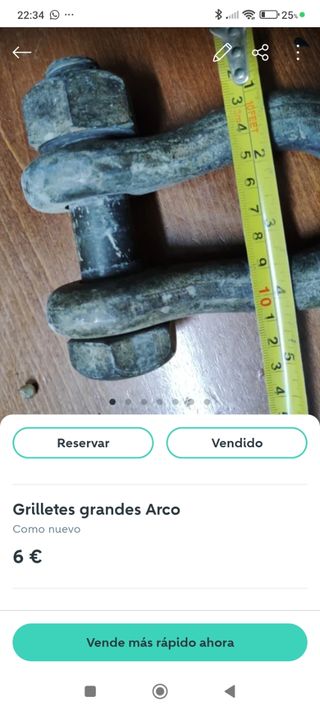Grilletes grandes Arco