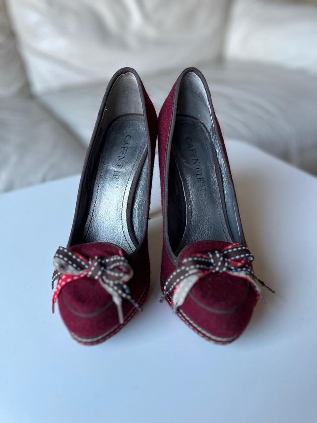 Cafenoir - Zapatos tacón rojos