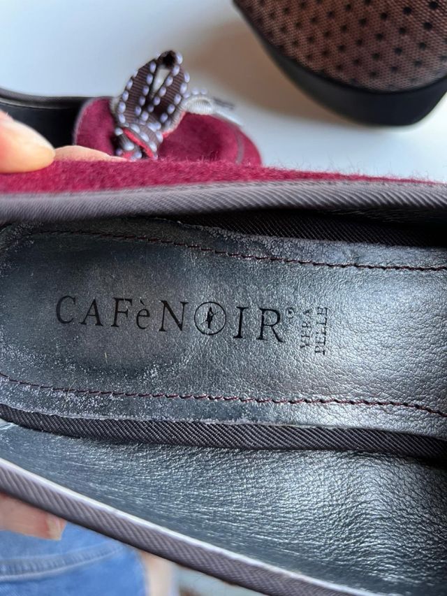 Cafenoir - Zapatos tacón rojos