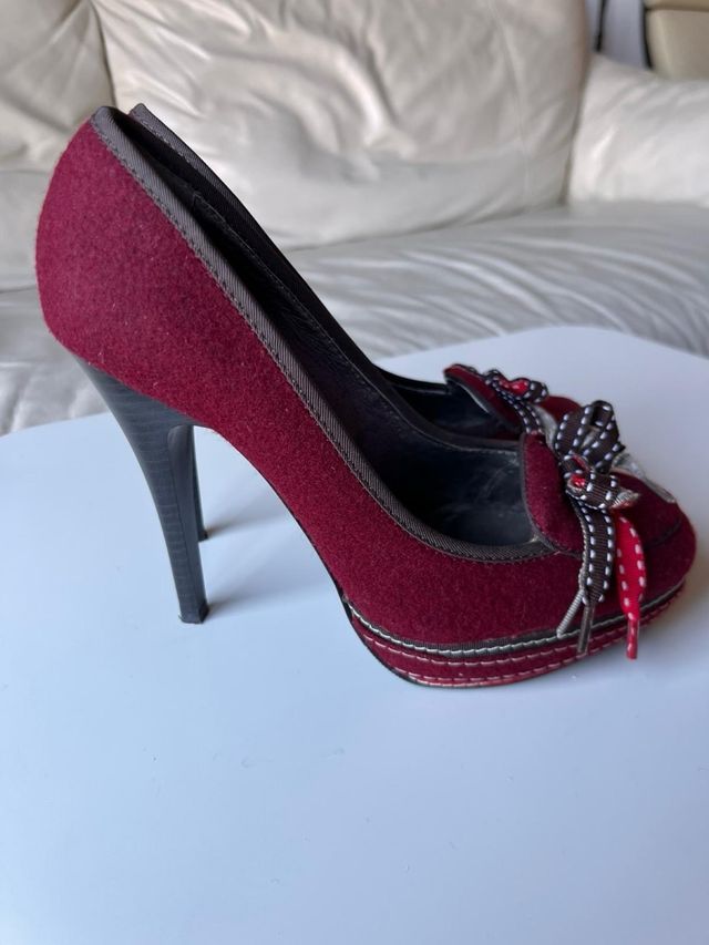Cafenoir - Zapatos tacón rojos
