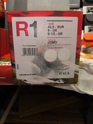 Zapatillas Fizik carretera Carbono blancas