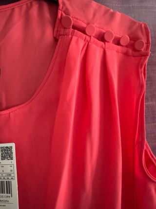Blusa Mango rosa talla M