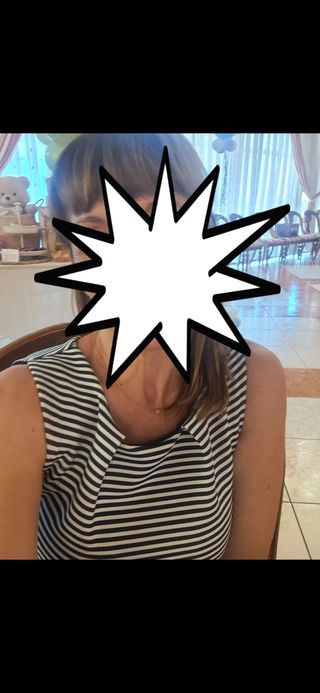 Vestido rayas azul marino blanco