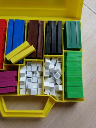 Regoli colorati numeri in colore per la scuola