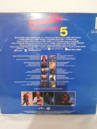 Vinilo Pesadilla Elm Street 5