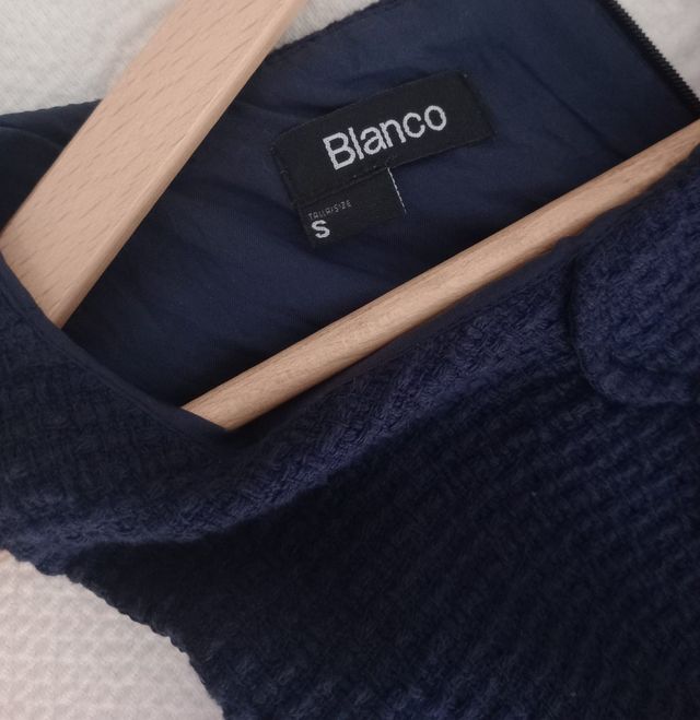 Vestido azul marino para fiesta 