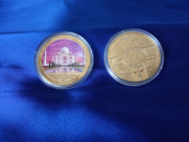 Moneda nueva Taj Mahal, 7 Maravillas