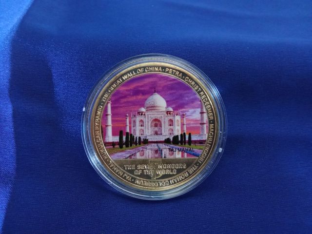 Moneda nueva Taj Mahal, 7 Maravillas