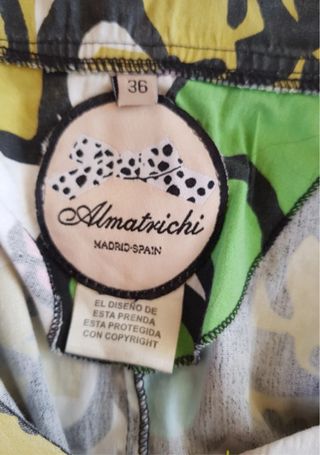 Vestido Almatrichi estampado
