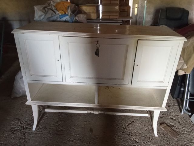 Mueble salón blanco antiguo