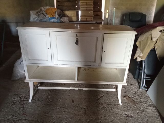 Mueble salón blanco antiguo