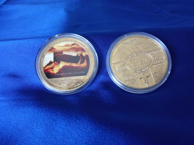 Moneda nueva Gran Muralla China, 7 Maravillas