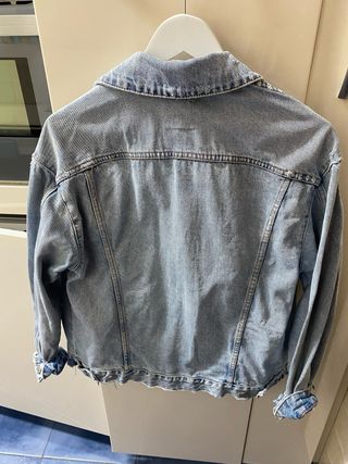 Cazadora vaquera Zara - Azul claro, tipo vintage