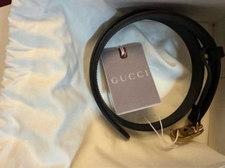 Cintura Gucci GG Marmont Marrone