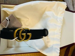 Cintura Gucci GG Marmont Marrone