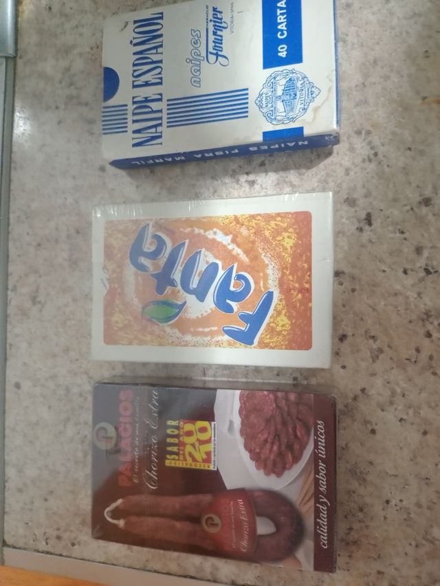 Barajas de cartas españolas