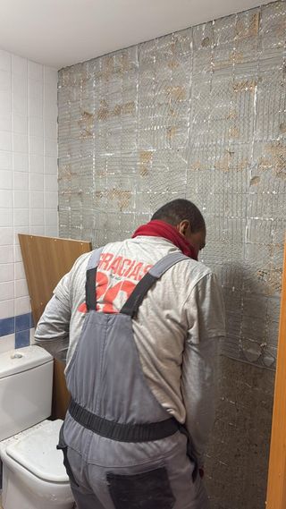 Reformas baño: alicatado, enracholados,plato ducha
