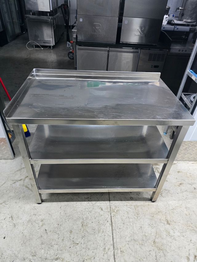 Mesa acero inoxidable, 1,05 metros.